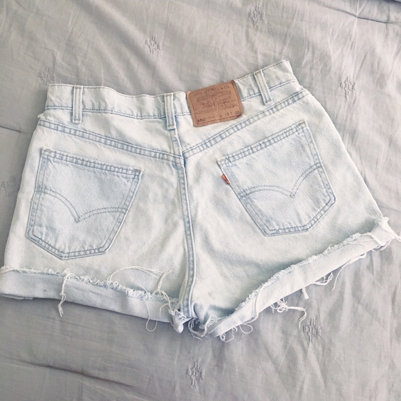 Levi's Pants - LEVI'S Vintage High Light Wash Waisted Jean Shorts